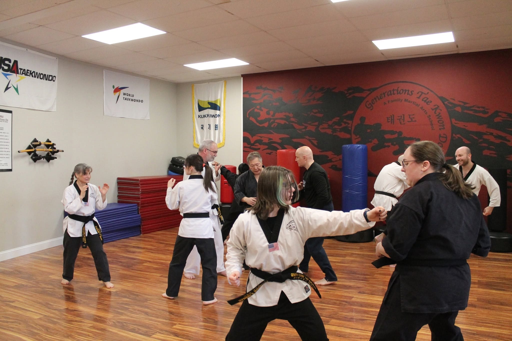 Belt promotion ceremony