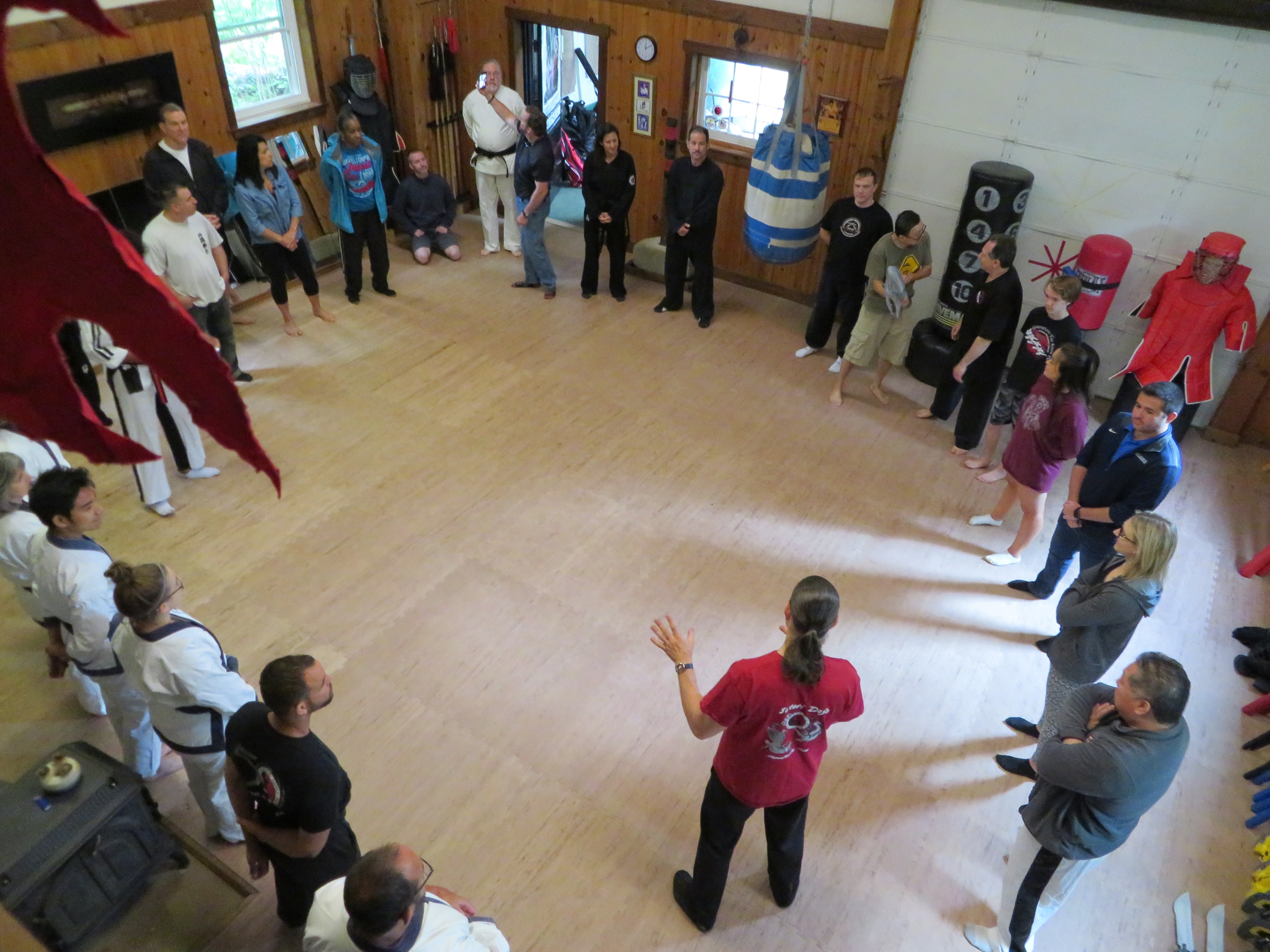 Board breaking demonstration